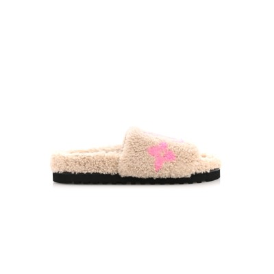 LOUIS VUITTON SHEARLING PASEO FLAT COMFORT MULE 1A8VGF